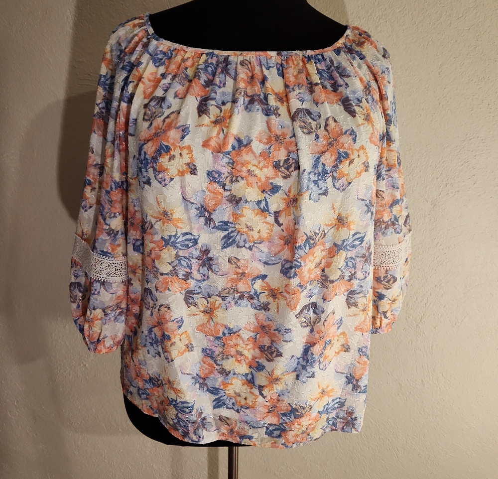 I.N. Studio Women's Size 1X Boho Top NWT